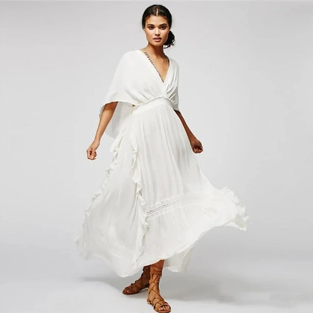 Free People White Maxi Dress - Picture 4 of 8
